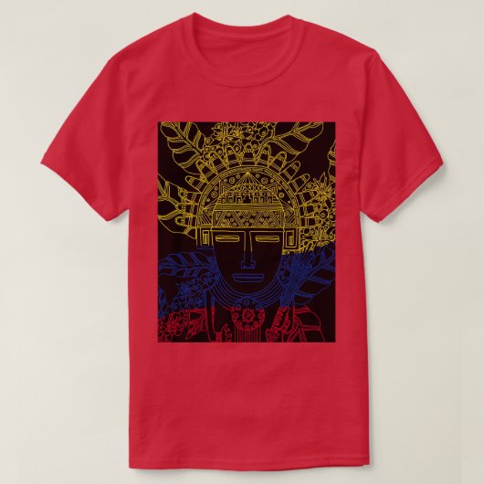 MUISCA CHIBCHA COLOMBIA COFFEE PLANT NATIONALE VLA T-SHIRT (Design voorkant)