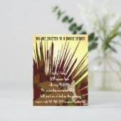 Muiscamouflage-uitnodigingen, -stickers, -stempels kaart (Staand voorkant)