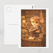 Muiscarrière als Boekwinkel Eigenaar Briefkaart (Voorkant / Achterkant)