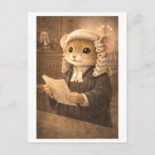 Muiscarrière als Engels advocaat Briefkaart (Voorkant)