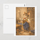 Muiscarrière als kleermaker briefkaart (Voorkant / Achterkant)
