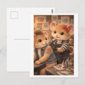 Muiscarrière als tatoeagekunstenaar briefkaart (Voorkant / Achterkant)