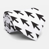 Muiscursor op Mannen Stropdas (Opgerold)