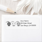 Muisdrietal Etiket (Insitu)