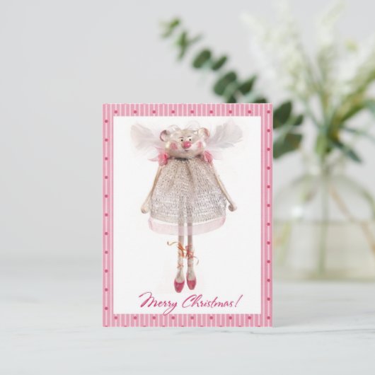 Muisengel Briefkaart (Staand voorkant)