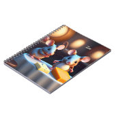 Muisfamilie aan de eettafel notitieboek (Linkerzijde)