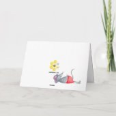 Muisfamilie in het Beach Summertime Wenskaart Kaart (Achterkant)