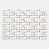 Muisfamilie Kerstmis Inpakpapier Vel (Voorkant 2)