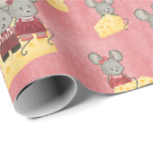 Muisfamilie | Schattige en Cheesy Cadeaupapier (Rol Hoek)