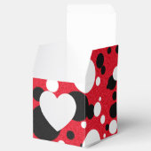 Muisfeest bruiloft Mr. & Mrs Heart Favor Box Bedankdoosjes (Geopend)