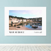 Muisgat, Cornwall Canvas Afdruk (Insitu (Houten vloer))