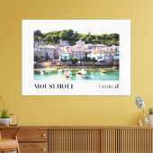 Muisgat, Cornwall Canvas Afdruk (Insitu (Woonkamer))