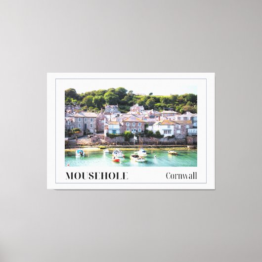 Muisgat, Cornwall Canvas Afdruk (Voorkant)