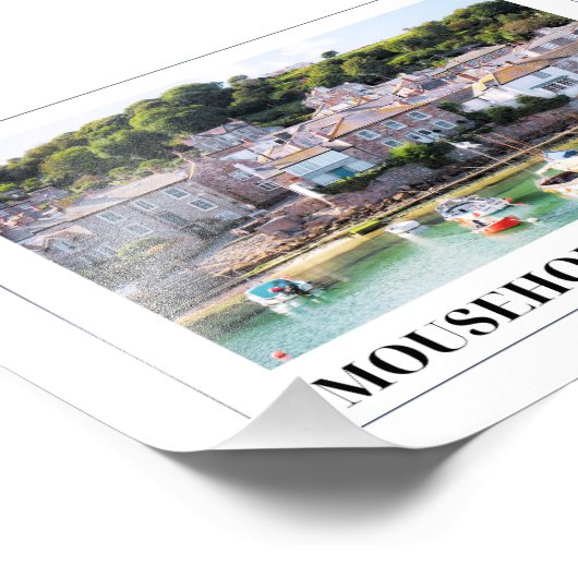 Muisgat, Cornwall Foto Afdruk (Hoek)