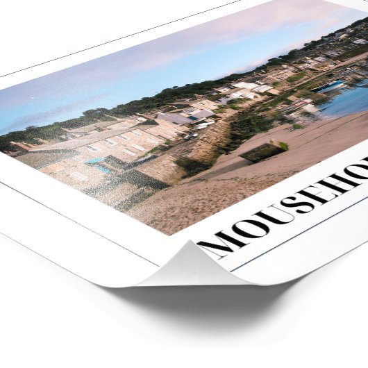 Muisgat, Cornwall Foto Afdruk (Hoek)