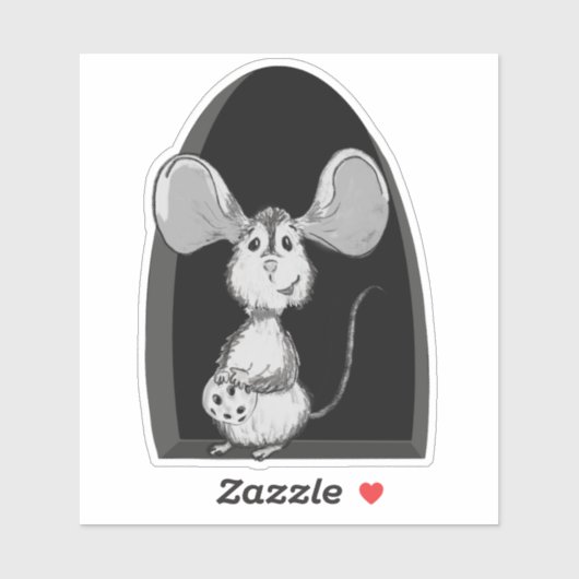 Muisgat met Cookie Sticker (Vel)