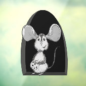 Muisgat met koekje raamsticker (Vel 3)