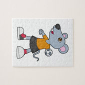 Muishandbalspeler Handball Legpuzzel (Horizontaal)