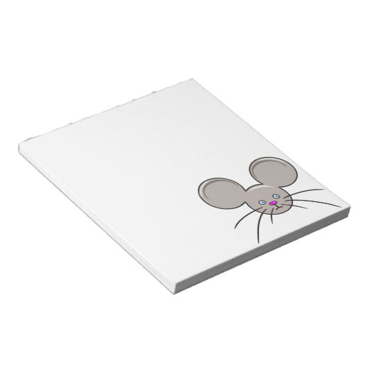 Muishoofd Notitieblok (Schuin)