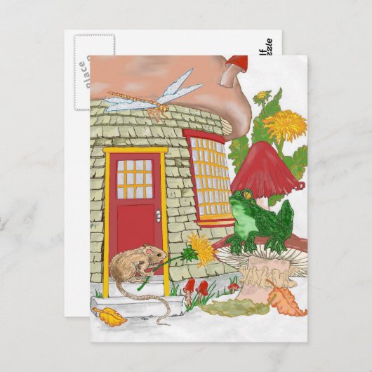 Muishuis Briefkaart (Voorkant / Achterkant)