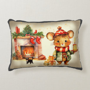 Muishuis Kerst Sierkussen Accent Kussen