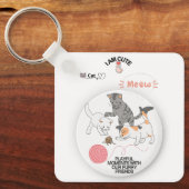 Muisje Sleutelhanger – Knuffel Kat Charm voor sleu (Voorkant)
