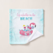 Muisje Stijlvol Strand Bad Handdoek (Wasdoekje)
