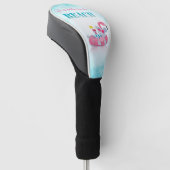 Muisje Stijlvol Strand Golfheadcover (Schuin)