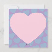 Muisjes die elkaar kussen Valentijnskaart Hartjes  Feestdagenkaart (Achterkant)