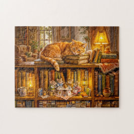 Muisjes Koffievergadering in Boekenplank Legpuzzel