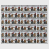 Muisjes Met een Bevroren Hart Cadeaupapier (Vlak)
