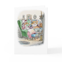 Muisjeskaart met proostend koppel