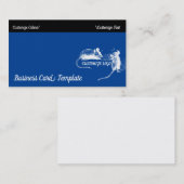 Muiskaas Art - Twee muizen Visitekaartje (Voorkant / Achterkant)