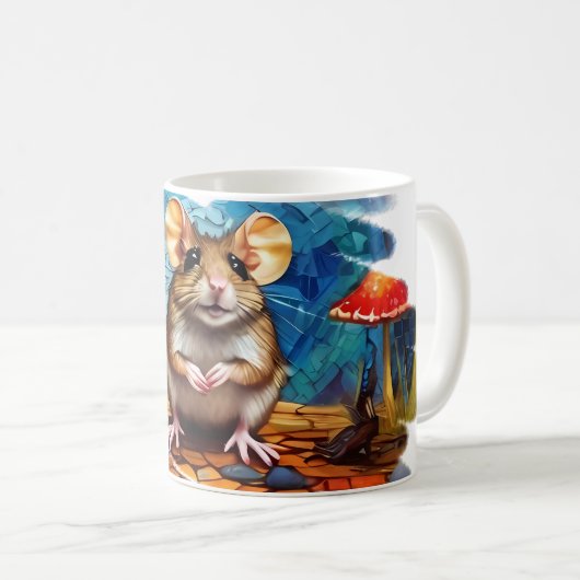 Muiskoffiekopjes en mokken voor stijlvolle mok set (Voorkant rechts)