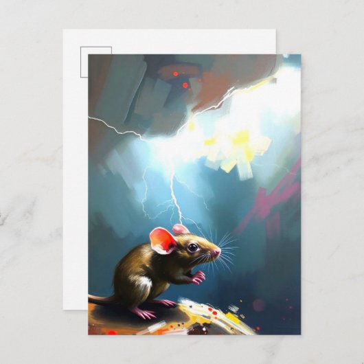 Muiskunst Briefkaart (Voorkant / Achterkant)