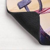 Muiskussens met vrijheidspoel muismat (Hoek)