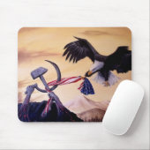 Muiskussens met vrijheidspoel muismat (Met muis)