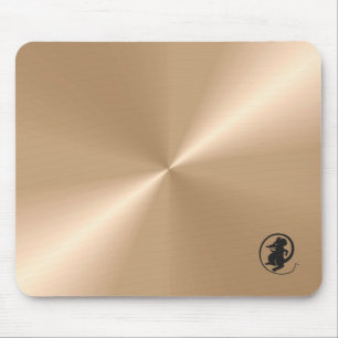 Muislogo op Nacre Metallic Muismat