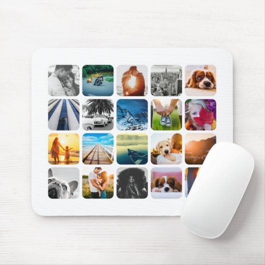 Muismat 20 de Sjabloon van het Net van de Foto Kle (Met muis)