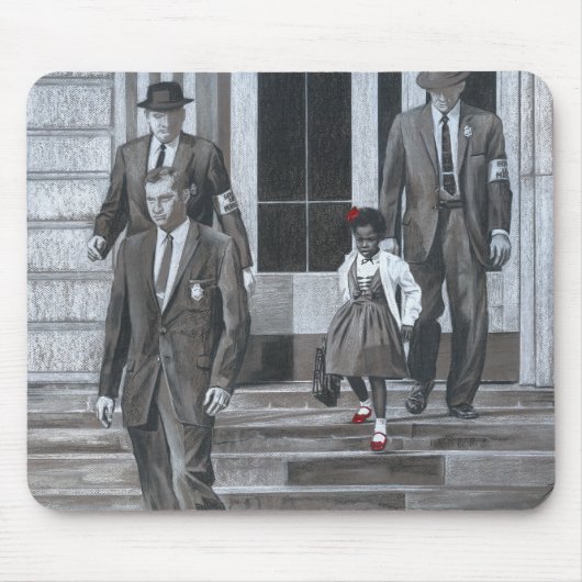 Muismat 5 met Rachel Dolezal Art (Voorkant)