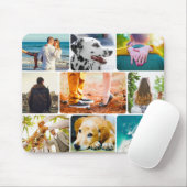 Muismat 9 Fotosjabloon Collage Rond Lijst (Met muis)