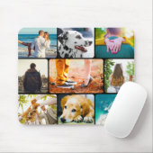 Muismat 9 Fotosjabloon Collage Rond Lijst (Met muis)