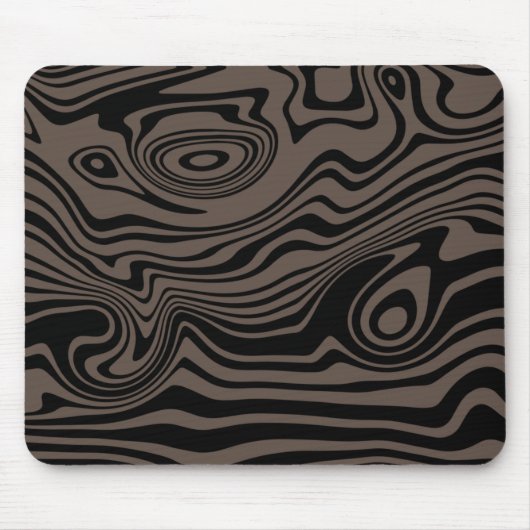 Muismat Aangepaste kleuren met Abstracte golven (Voorkant)