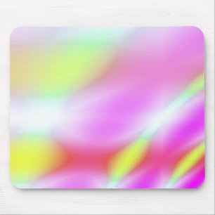 Muismat Abstract Pastels, Vrolijke Roze, Geel