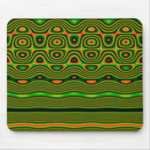 Muismat Abstract Tribal Digitaal Design, Groen