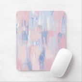 Muismat abstracte blindheid en blauwe verf lijnt (Met muis)