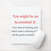 Muismat accountant (Met muis)