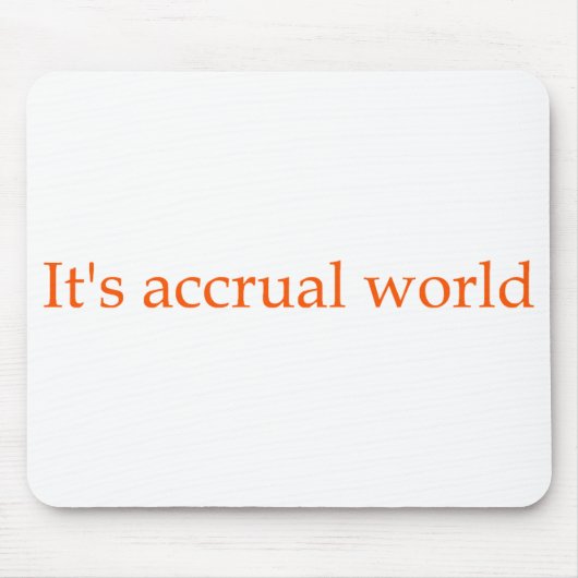 Muismat accountant (Voorkant)