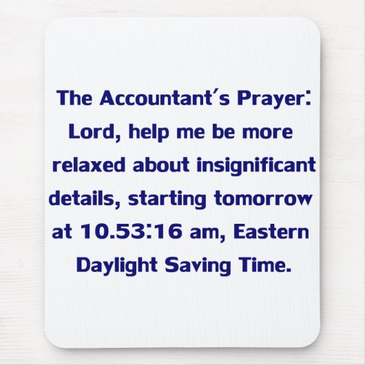 Muismat accountant (Voorkant)