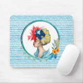 Muismat Afrikaanse vrouw (Met muis)